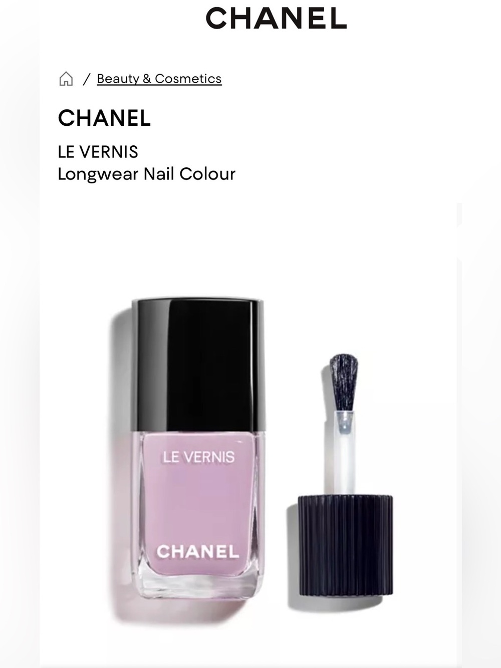 New*CHANEL* LE VERNIS
Longwear Nail Colour #135 immortelle